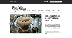 Desktop Screenshot of kaffee-alchemie.at